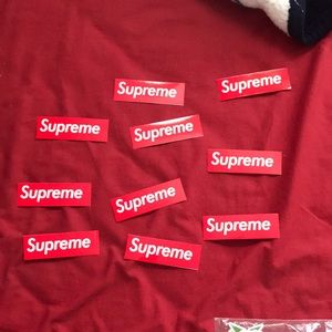 Supreme mini box logo stickers